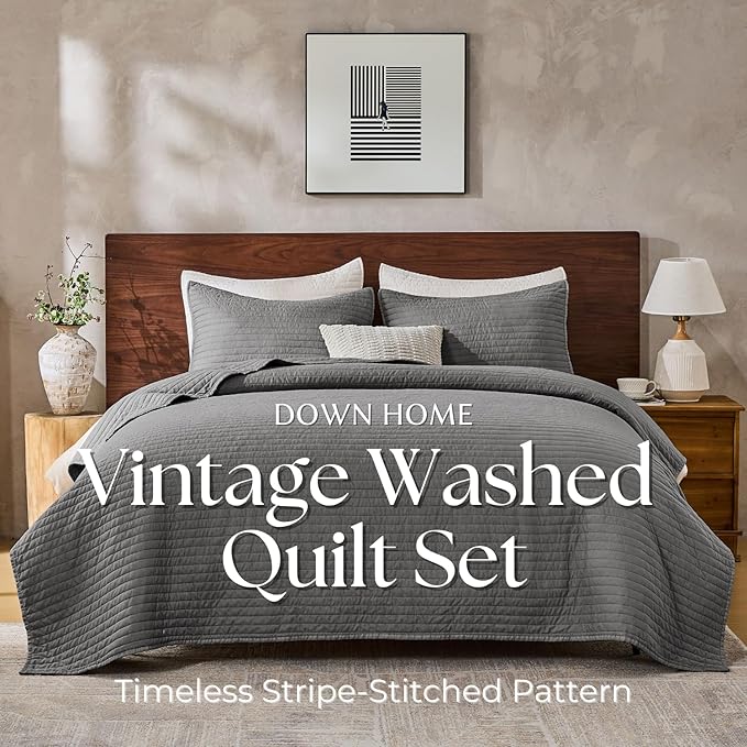 Microfiber Quilt Set - Twin