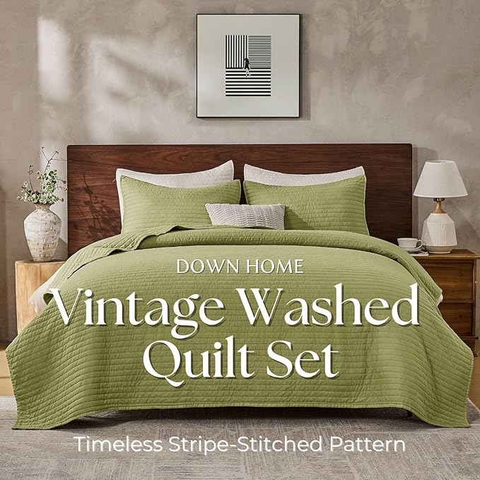 Microfiber Quilt Set - King