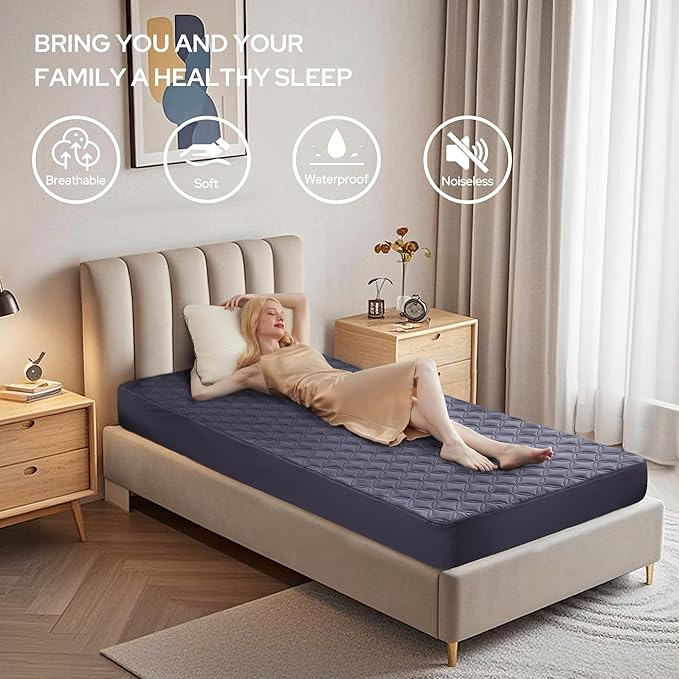 Waterproof Mattress Protector - Twin XL - 2 Pack