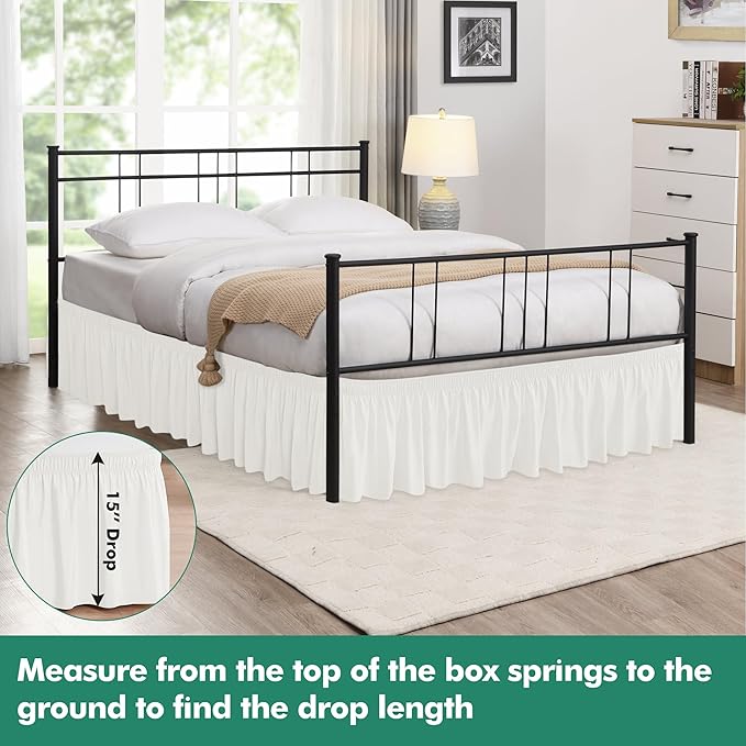 Bed Skirt - Twin XL - 15 in Drop