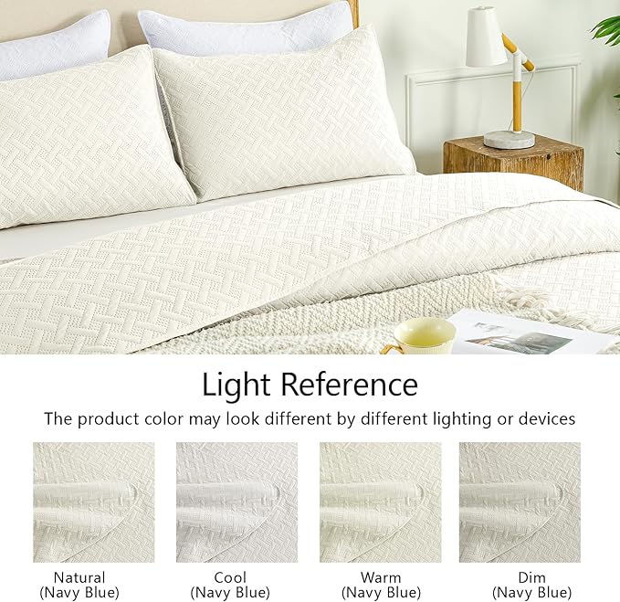 Microfiber Quilt Set - Queen - 3 Piece