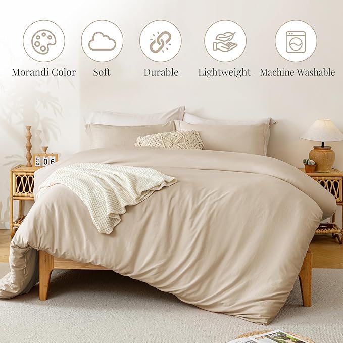 Microfiber Duvet Cover Set - 3 Piece