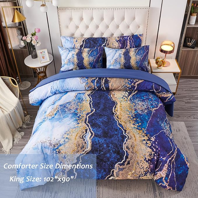 Comforter Set - King - 6 Piece