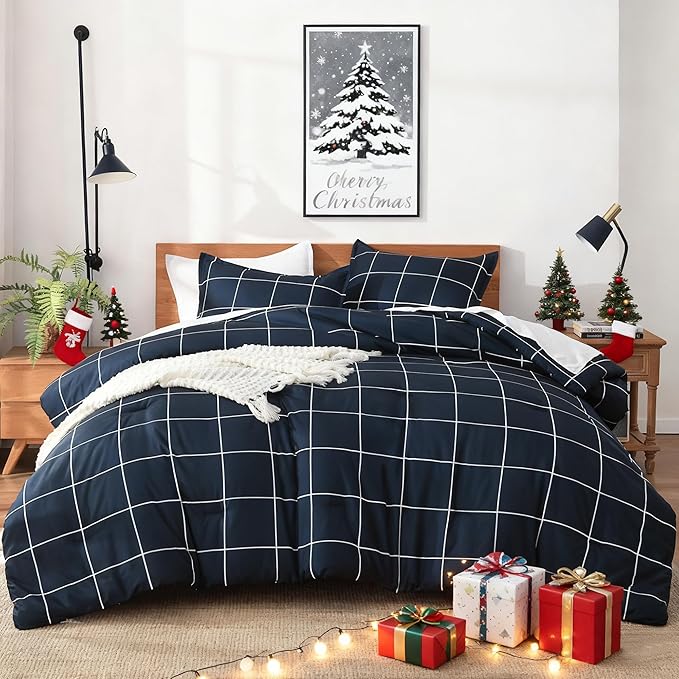 Microfiber Comforter Set - Queen - 90 x 90 in - 3 Piece