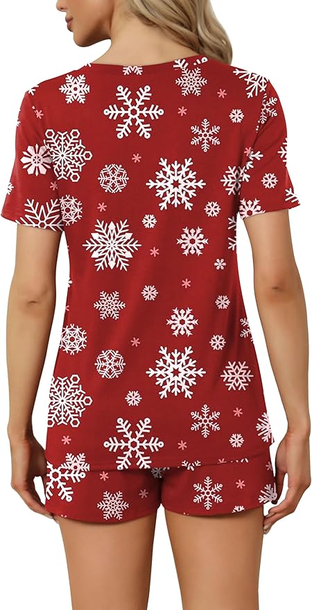 Women's Pajama Set - Short Sleeve - 2 Piece