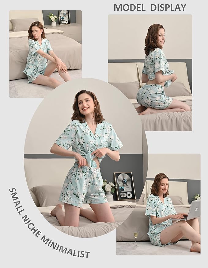 Women's 100% Cotton Pajama Set - 2 Piece