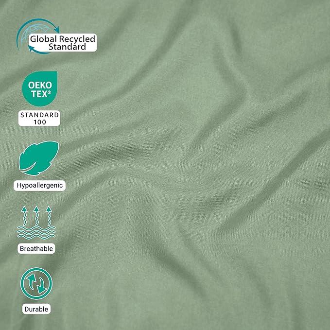 Microfiber Hypoallergenic Flat Sheet - Twin