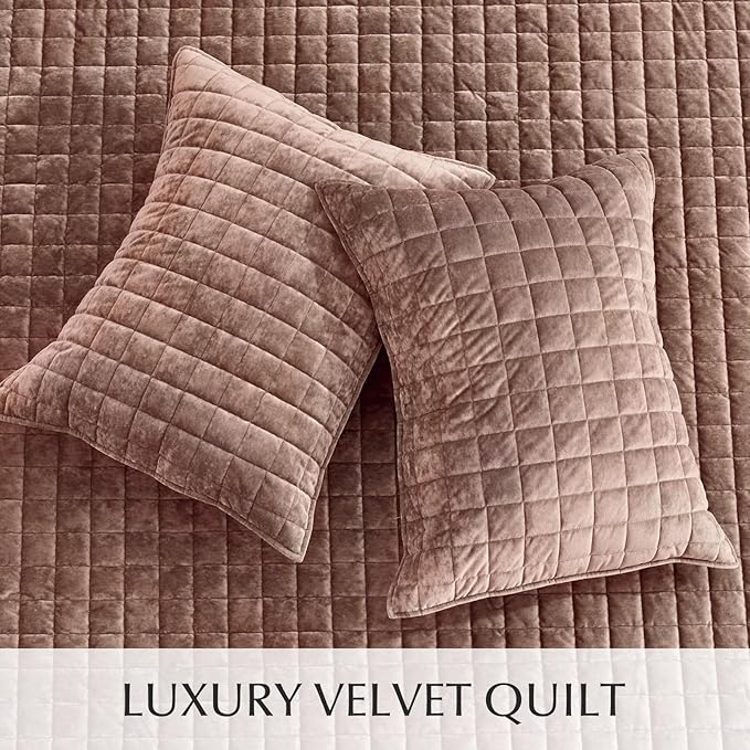 Velvet Quilt Set - Queen