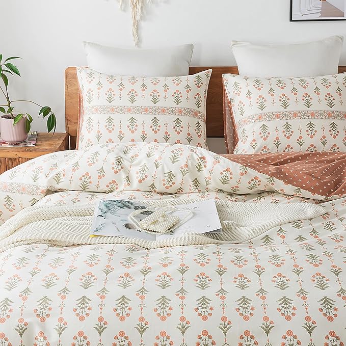 100% Cotton Duvet Cover Set - Queen - 3 Piece