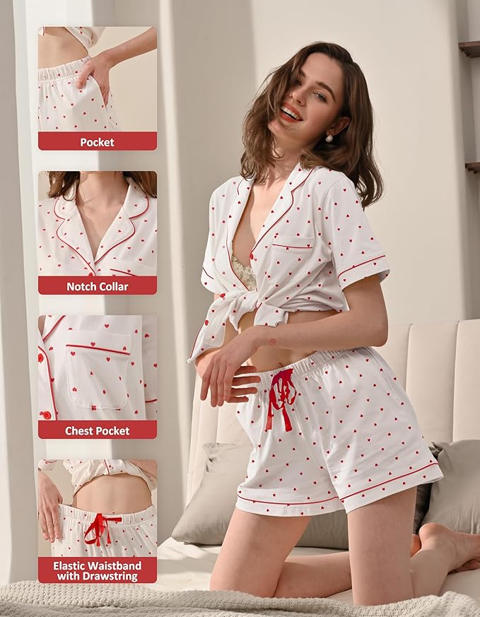 Women's 100% Cotton Pajama Set - 2 Piece