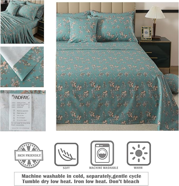 Bed Sheet Set - King - 4 Piece
