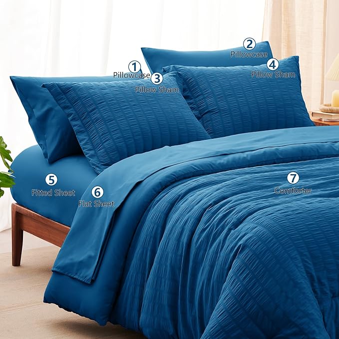 Comforter Set - King - 7 Piece