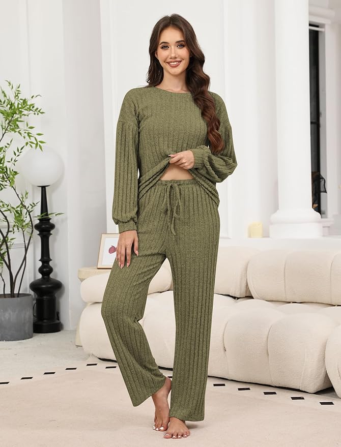 Women's Pants Pajama Set - Long Sleeve - 2 Piece