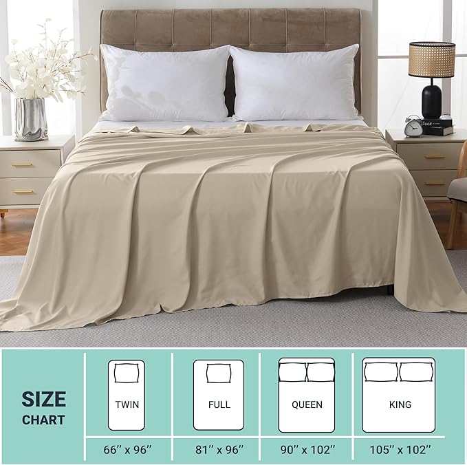 Microfiber Flat Sheet - Queen - 6 Pack