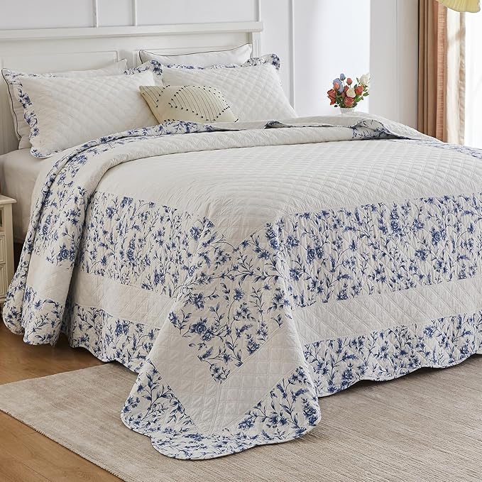 100% Cotton Bedding Set - Queen - 3 Piece