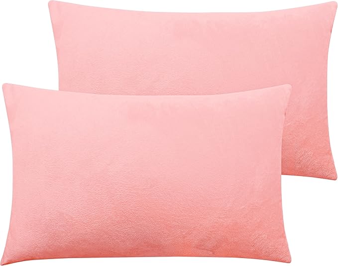 Flannel Pillowcase Set - Queen - 20 x 30 in - 2 Pack