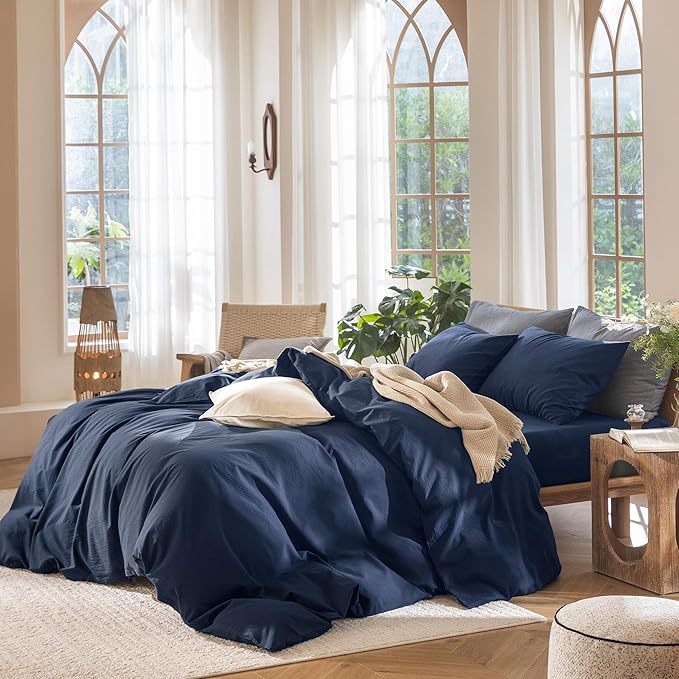 Linen Duvet Cover Set - Queen