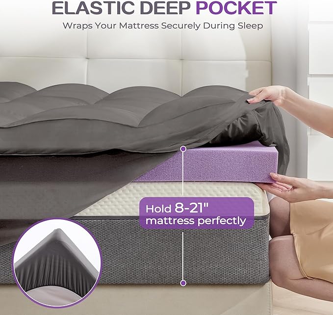 Memory Foam Mattress Topper - Queen