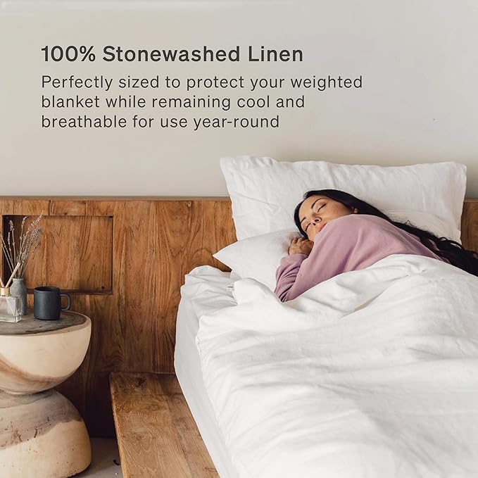Linen Cooling Duvet Cover Set - Queen
