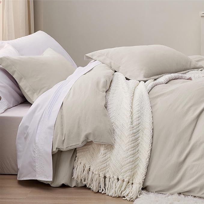 Linen Duvet Cover Set - Twin - 68 x 90 in