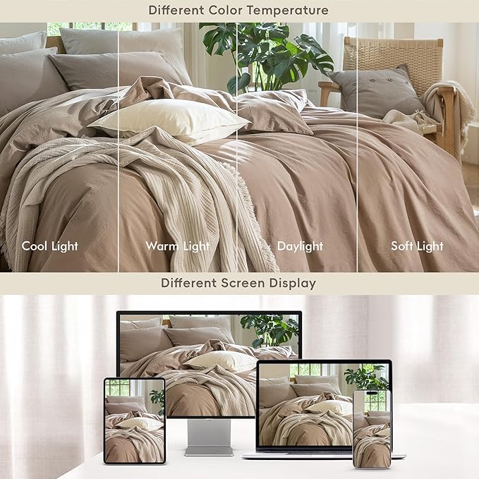 Linen Duvet Cover Set - King