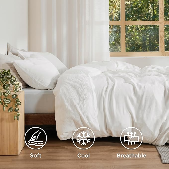Bamboo Cooling Duvet Cover Set - King - 3 Piece