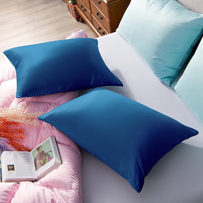 Satin Pillowcase Set - King - 20 x 36 in - 2 Piece