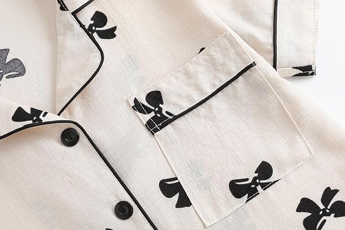 Shorts Pajama Set - Short Sleeve - 2 Piece