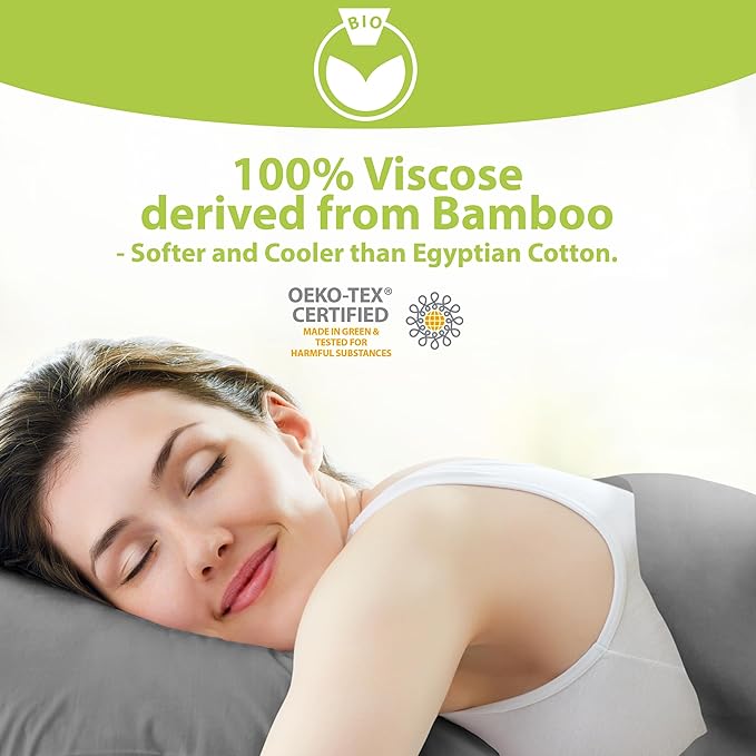 Bamboo Cooling Bed Sheet Set - Full - 6 Piece