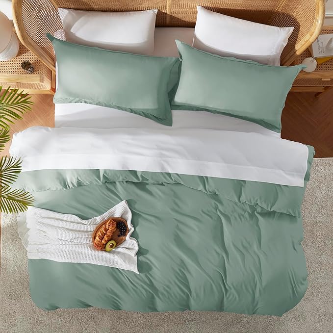 Duvet Cover Set - Queen - 90 x 90 in - 3 Piece
