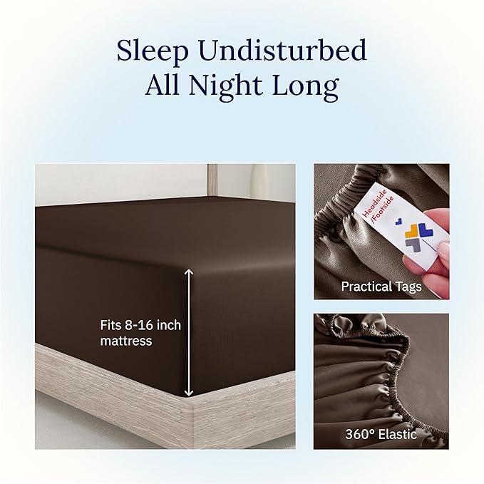 100% Cotton Fitted Sheet - Queen