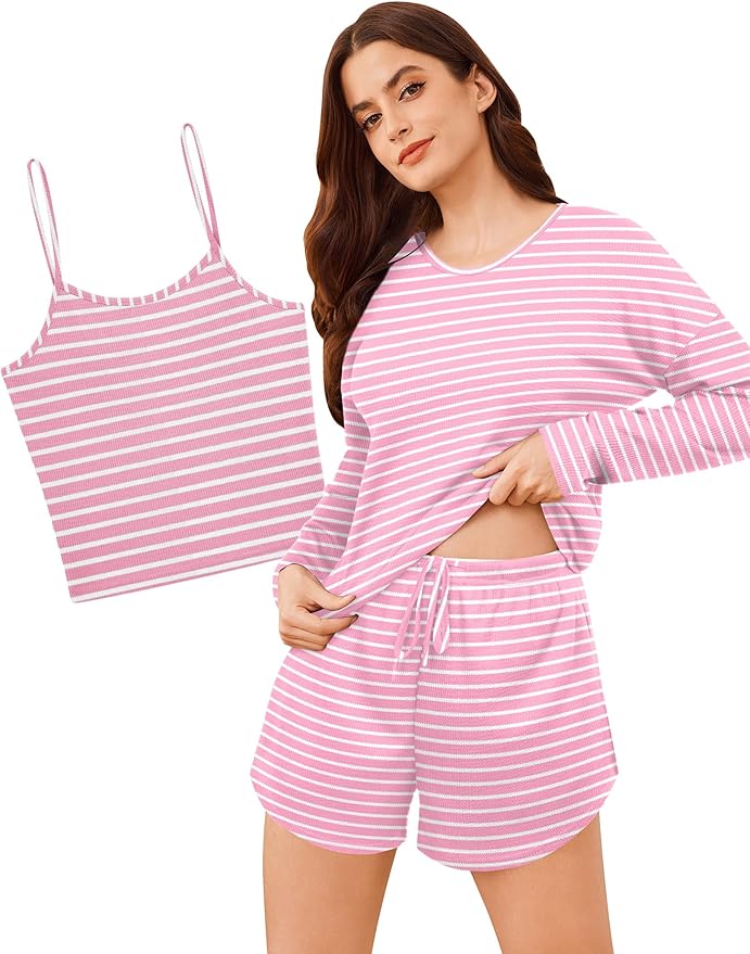 Shorts Pajama Set - Long Sleeve - 3 Piece