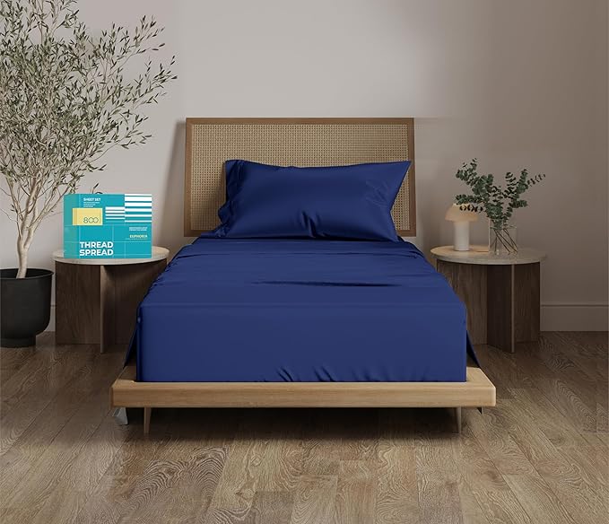 Cooling Bed Sheet Set - Twin - 16 in Deep Pocket - 3 Piece