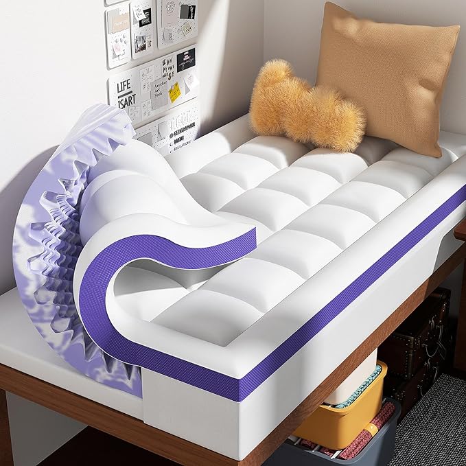 Memory Foam Cooling Mattress Topper - Full