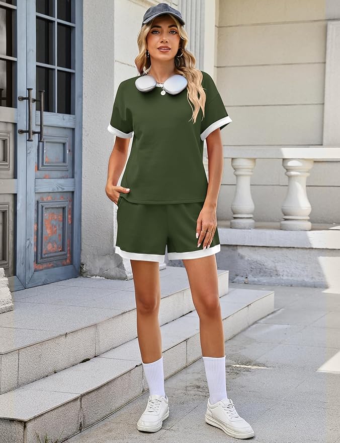 Shorts Pajama Set - Short Sleeve - 2 Piece