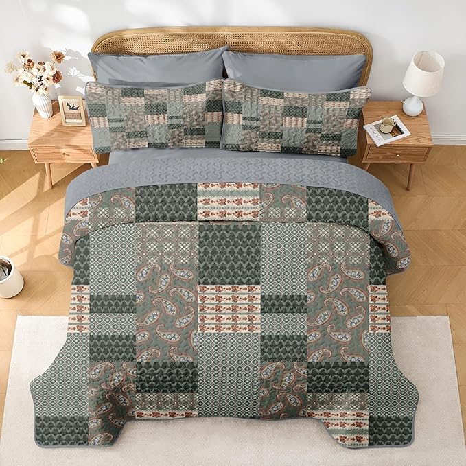Quilt Set - Queen - 3 Piece