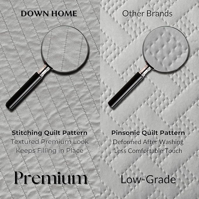 Microfiber Quilt Set - King