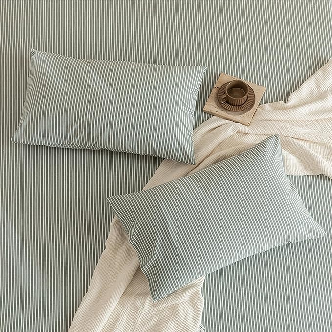 Linen Duvet Cover Set - King - 3 Piece