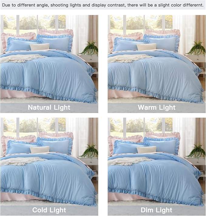 Microfiber Comforter Set - King - 104 x 90 in - 3 Piece