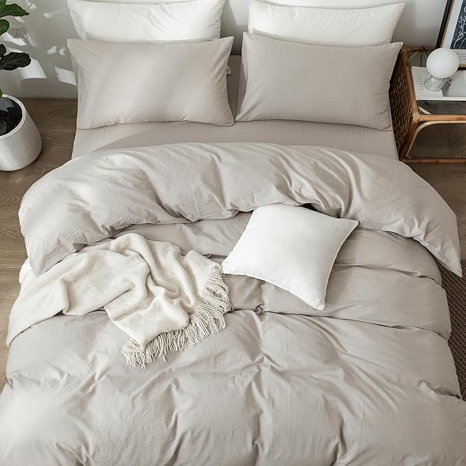 Linen Duvet Cover Set - King