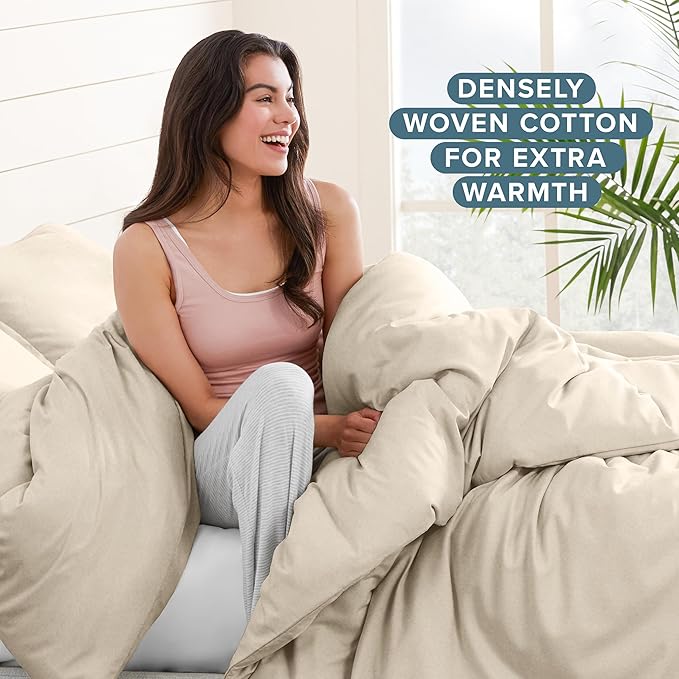 100% Cotton Duvet Cover Set - Full