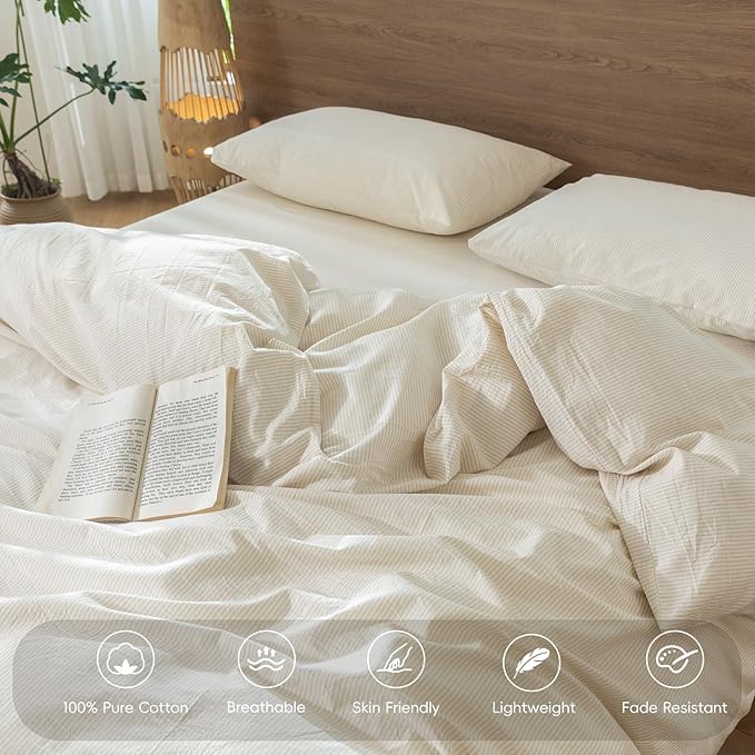 Linen Duvet Cover Set - Queen