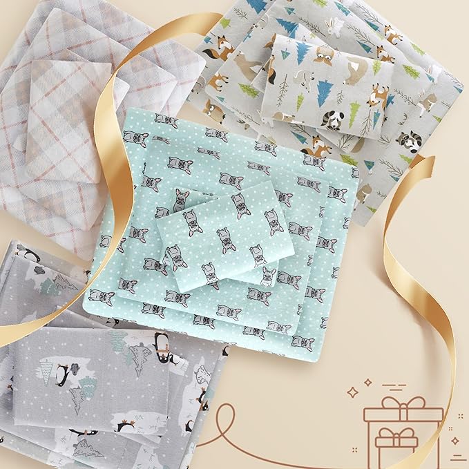 100% Cotton Bed Sheet Set - Twin - 3 Piece