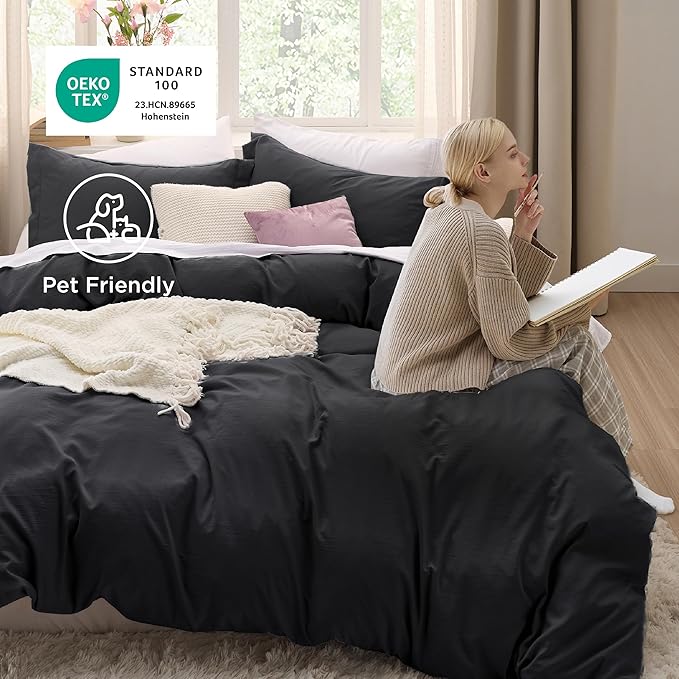 Duvet Cover Set - King - 104 x 90 in - 3 Piece