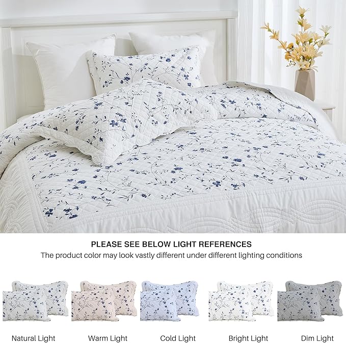 100% Cotton Bedding Set - California King - 3 Piece