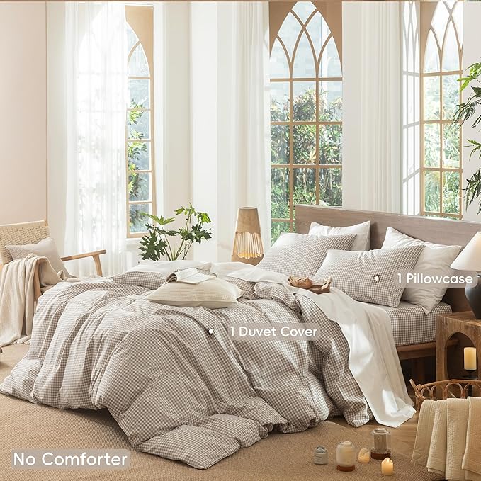 Linen Duvet Cover Set - Twin
