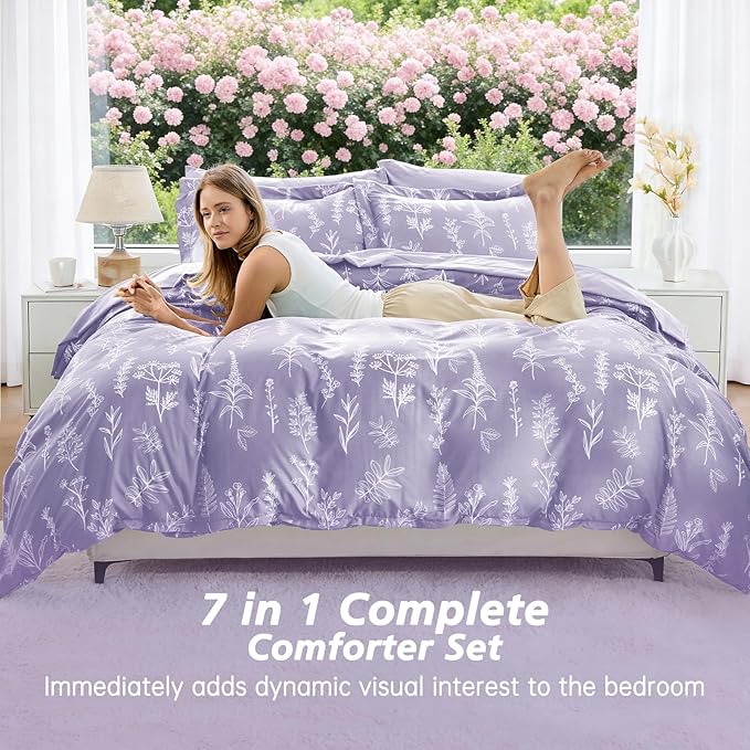 Comforter Set - King - 7 Piece
