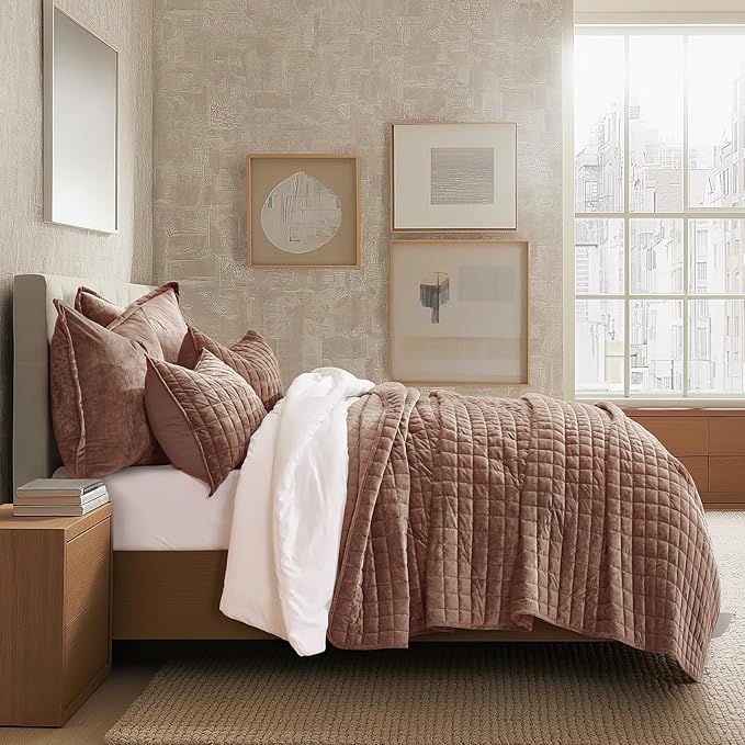 Velvet Quilt Set - Queen