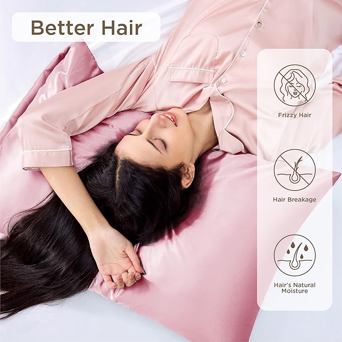 Satin Pillowcase Set - Queen - 20 x 30 in - 4 Pack