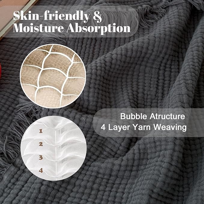 100% Cotton Blanket - Twin